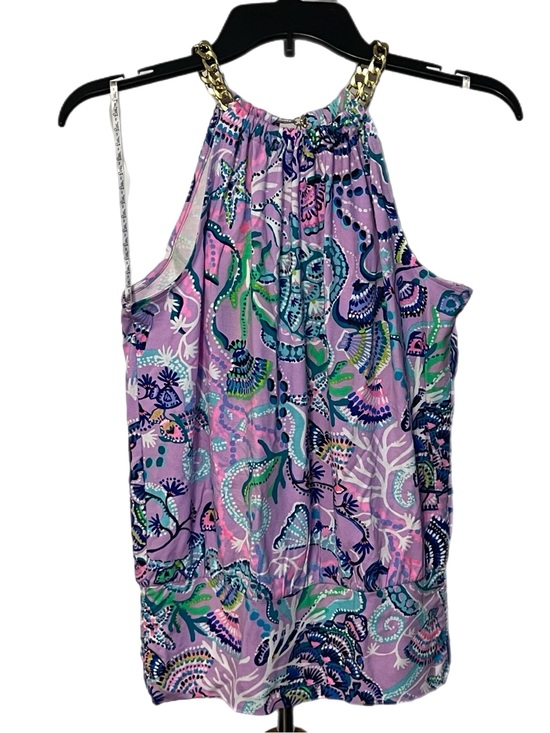 Lilly Pulitzer Tops - NWT Lilly Pulitzer Sleeveless “Bowen Mermaid For You” Printed Halter Top